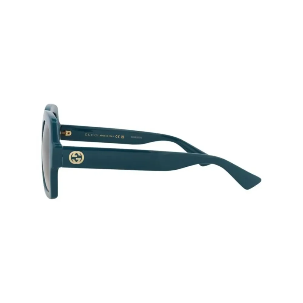 Gucci Square-Frame Acetate Sunglasses Blue Womens